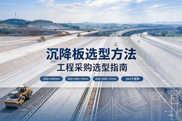 东乌珠穆沁旗沉降板选择方法