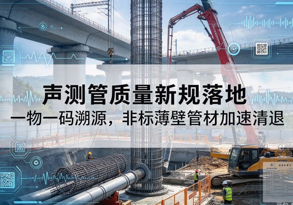 东乌珠穆沁旗声测管质量新规落地，一物一码溯源，非标薄壁管材加速清退