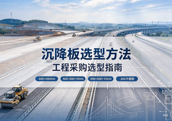 东乌珠穆沁旗沉降板选择方法